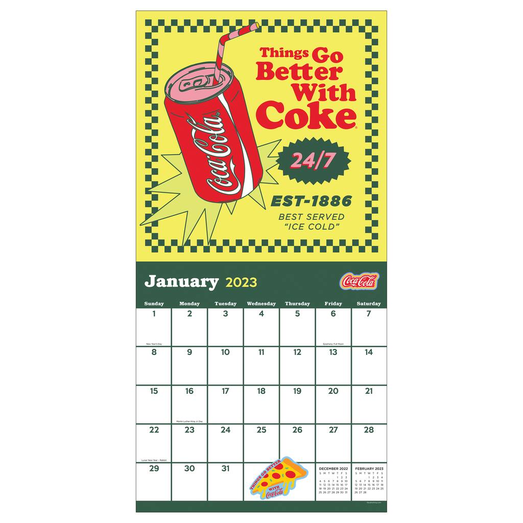 2023-coca-cola-vibrant-joy-wall-calendar-michaels